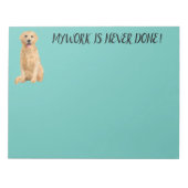 BLOC-NOTE LABRADOR RETRIEVER NOTEPAD (Devant)