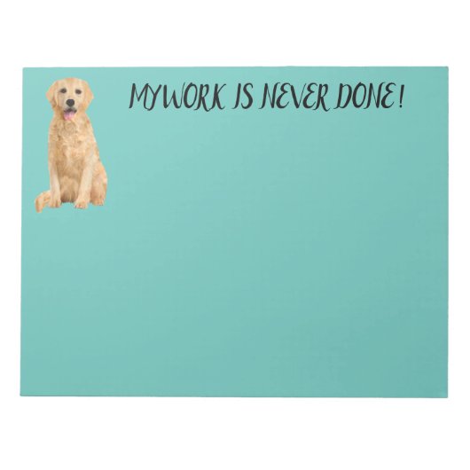 BLOC-NOTE LABRADOR RETRIEVER NOTEPAD (Devant)