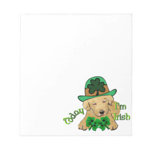 Bloc-note Labrador Retriever St Pattys