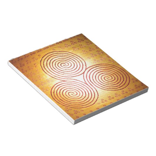 Bloc-note Labyrinthe triple spiral (Incliné)