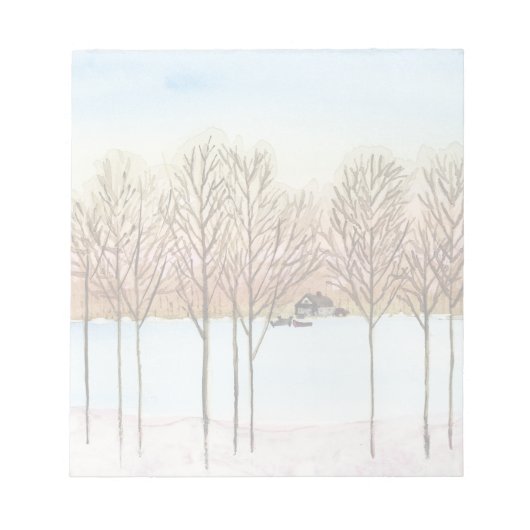 Bloc-note Lac d'hiver (Devant)