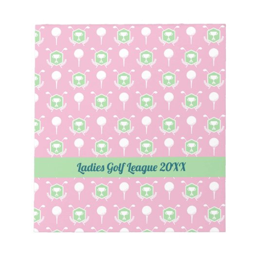 Bloc-note Ladies Golf League Party Notepad (Devant)