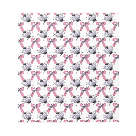 Bloc-note Lady Bugs and Bows (Devant)