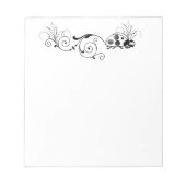 Bloc-note Ladybug avec la queue amusante (Devant)