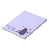 Bloc-note Ladybug blanc (Tourné)