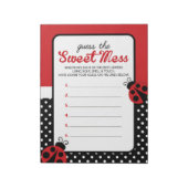 Bloc-note Ladybug Devine La Réponse Du Jeu De Mess Sweet (Tourné)