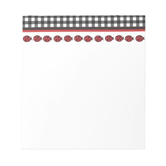 Bloc-note Ladybug Notepad (Devant)