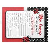 Bloc-note Ladybug Qui Connaît Maman Meilleur Pack De Jeux Po (Devant)