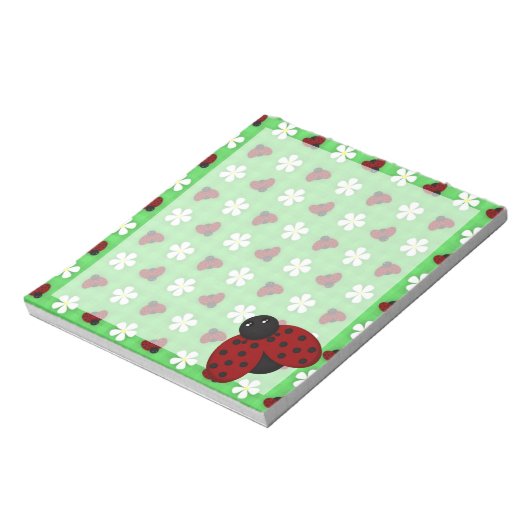 Bloc-note Ladybugs et marguerites (Tourné)