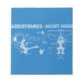 Bloc-note L'aérodynamique d'une hound de boule (Devant)