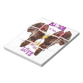 Bloc-note L'Afrique c'est là que j'ai trouvé l'amour (Tourné)