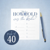 Bloc-note L'Âge De La Feuille De Réponse Du Jeu De Mariée