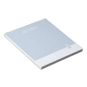 Bloc-note Laisser neiger un arbre d'hiver minuscule Ice Blue (Incliné)