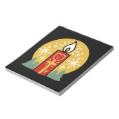 Bloc-note Laissez Faith être votre plus brillant Star Candle (Tourné)