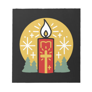 Bloc-note Laissez Faith être votre plus brillant Star Candle