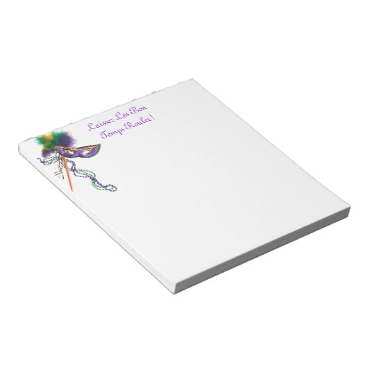 Bloc-note Laissez Les Bon Temps Rouler ! (Incliné)