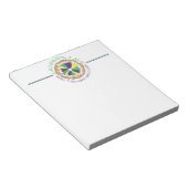 Bloc-note Laissez Les Bon Temps Rouler Mardi Gras King Cake (Incliné)