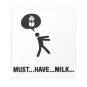 Bloc-note Lait (Devant)