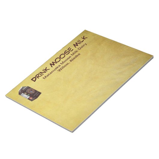 Bloc-note Lait d'orignal Matanuska (Incliné)