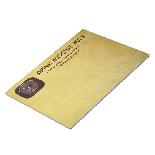Bloc-note Lait d'orignal Matanuska (Incliné)