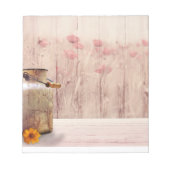 Bloc-note Lait rustique peut style rustique sur bois (Devant)