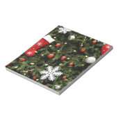 Bloc-note L'Amérique du Nord. Décorations de Noël sur (Tourné)