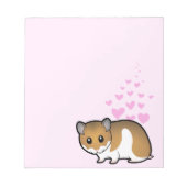 Bloc-note L'amour du hamster syrien (Devant)