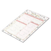 Bloc-note L'amour est la réponse du planificateur quotidien (Incliné)