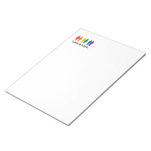 Bloc-note L'amour est l'amour.