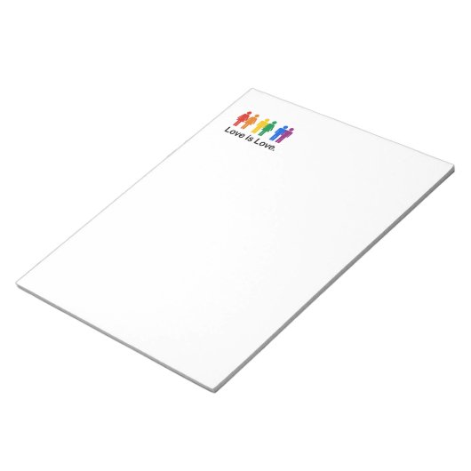 Bloc-note L'amour est l'amour. (Incliné)