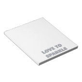 Bloc-note L'Amour Pour Étinceler (Incliné)