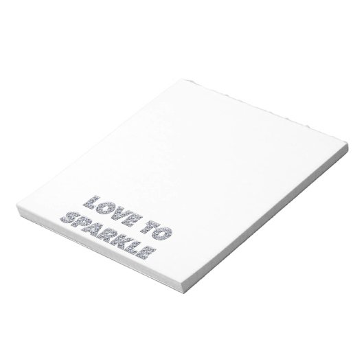 Bloc-note L'Amour Pour Étinceler (Tourné)