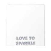 Bloc-note L'Amour Pour Étinceler (Devant)