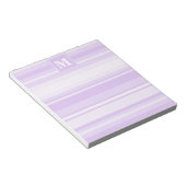 Bloc-note Landes lilas monogrammes (Incliné)