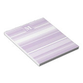Bloc-note Landes violettes de chardon monogramme (Incliné)