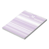 Bloc-note Landes violettes de chardon monogramme (Tourné)