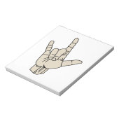 Bloc-note Langue des signes (Tourné)