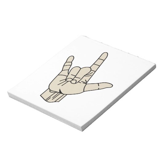 Bloc-note Langue des signes (Tourné)