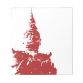 Bloc-note Lao Giant Guardian .. Parc du Bouddha, Vientiane, (Devant)