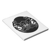 Bloc-note Lapin de lune de vague (Incliné)