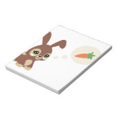 Bloc-note lapin de pâques (Tourné)