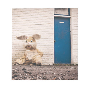 Bloc-note lapin de pâques