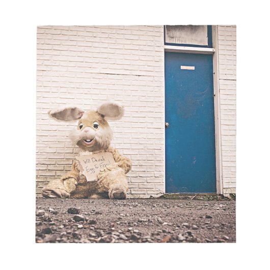 Bloc-note lapin de pâques (Devant)