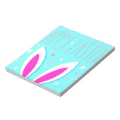 Bloc-note lapin de pâques heureux (Tourné)