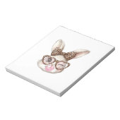 Bloc-note Lapin de Pâques Lunettes Mignonnes Léopard Lapin d (Tourné)