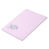 Bloc-note Lapin de Pâques Violet Dansant (Incliné)