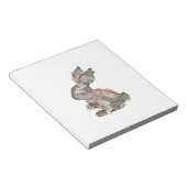 Bloc-note Lapin Drôle Crochet Patchwork Camo Lapin Heureux E (Incliné)