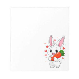 Bloc-note Lapin et carotte