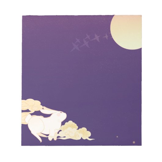 Bloc-note Lapin Lune Enchantée (Devant)