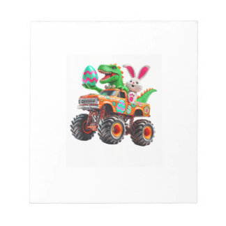 Bloc-note Lapin T-rex Pâques Monster Truck Dino Drôle Garçon
